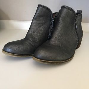 Lucky Brand Metallic Booties Size 8M